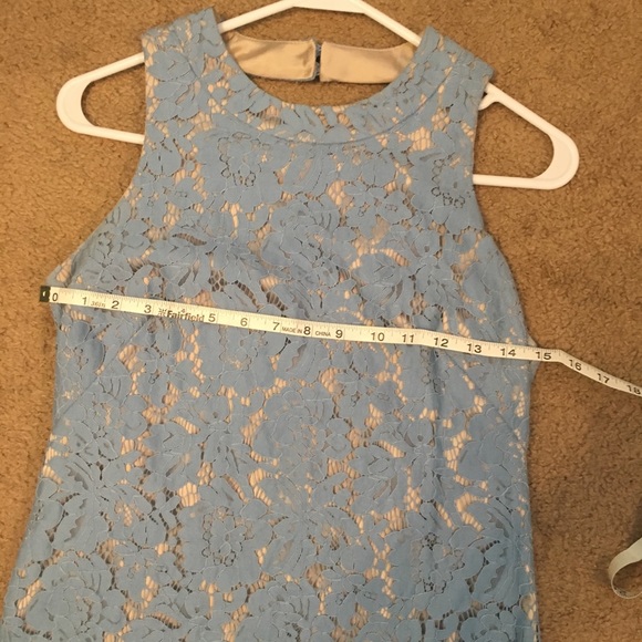 Vince Camuto High Neck Lace Dress - Picture 6 of 8